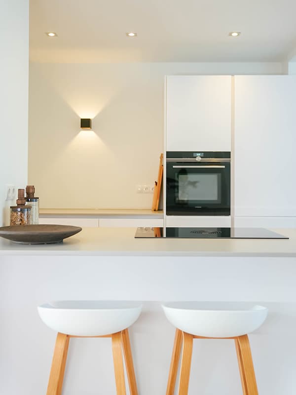 Aanrechtblad in de keuken