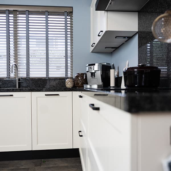 Zwart witte keuken