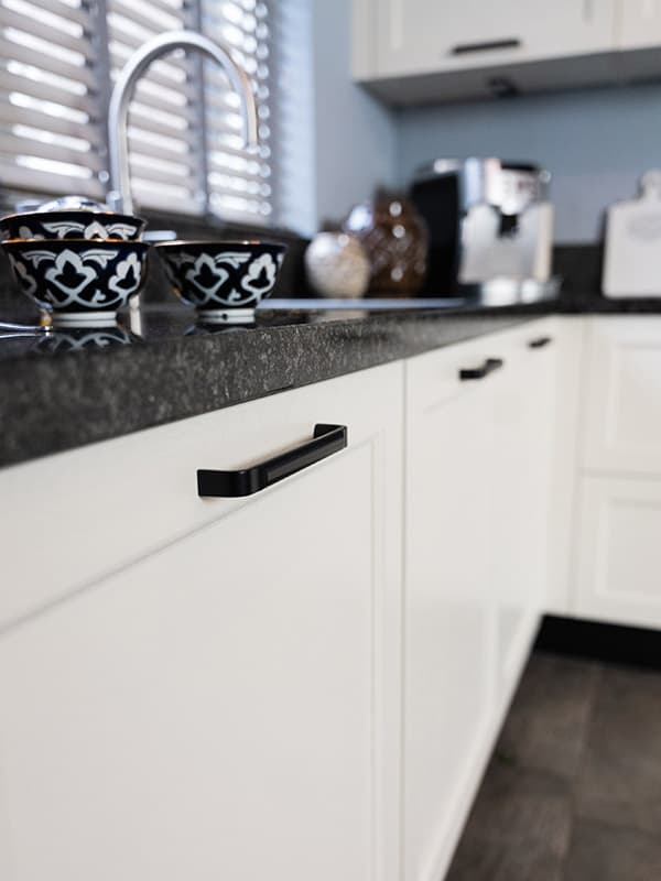 Zwart witte keuken