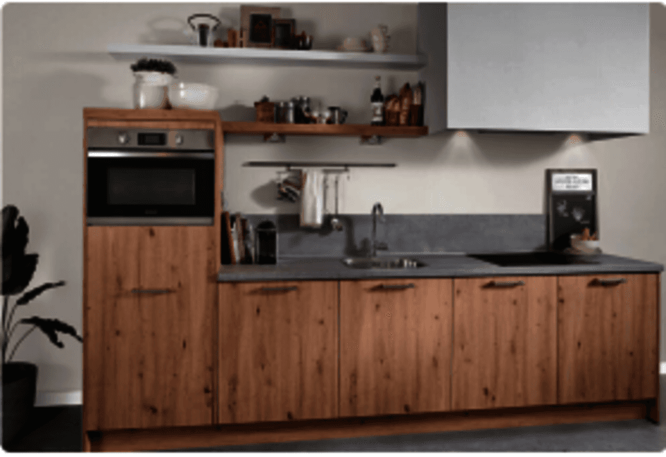 Houtlook keuken